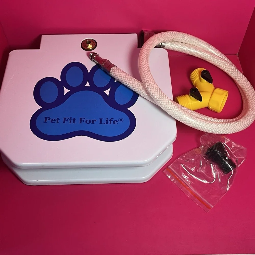 Dog Paw Operated (Step On) Outdoor Water Fountain Pet Fit For Life
